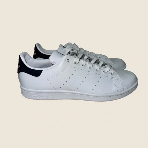 ★adidas★ Stan Smith White Blue adidas Originals Stan Smith Shoes 'Cloud White / Semi Lucid